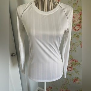 White dri fit top